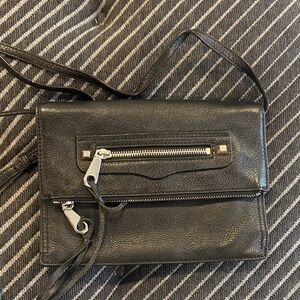 Rebecca Minkoff Black Leather crossbody Bag